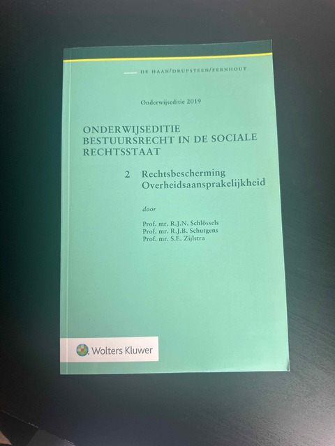 9789013146394-Onderwijseditie-Bestuursrecht-in-de-sociale-rechtsstaat-2.-Rechtsbescherming-Overheidsaansprakelijkheid