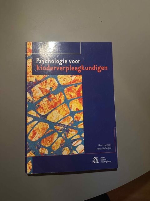 9789036812627-Psychologie-voor-kinderverpleegkundigen