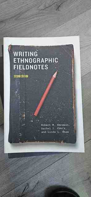 9780226206837-Writing-Ethnographic-Fieldnotes-Second-Edition