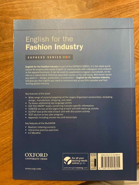 9780194579605-Express-series-english-for-the-fashion-industry-cd-rom