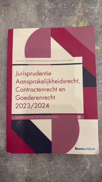 9789462127623-Jurisprudentie-Aansprakelijkheidsrecht-Contractenrecht-en-Goederenrecht-20232024