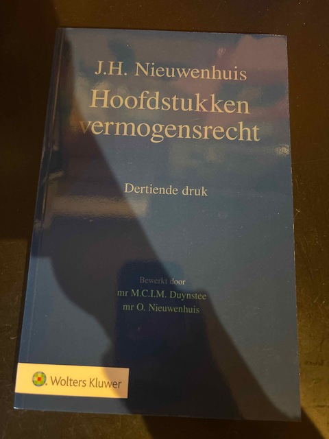 9789013167177-Hoofdstukken-vermogensrecht