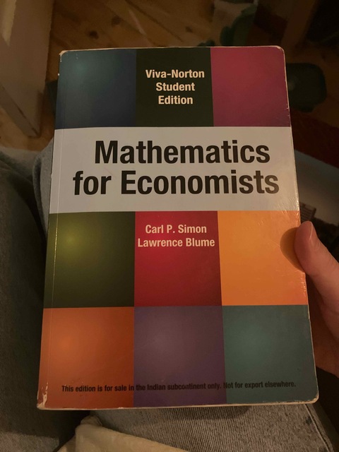 9788130916002-Mathematics-for-Economists