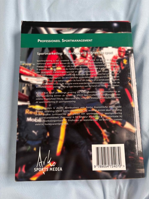 9789054724070-Sportmarketing-waardecreatie-binnen-de-sport