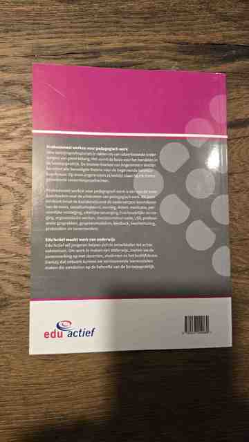 9789037244069-Professioneel-werken-voor-pedagogisch-werk-Basisdeel