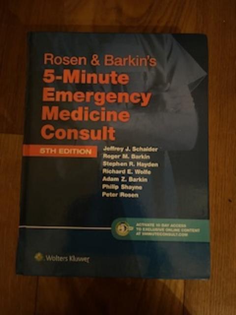 9781451190670-Rosen-Barkins-5-Minute-Emergency-Medicine-Consult-Standard-Edition