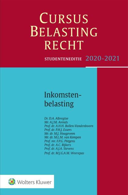 9789013157963-Cursus-Belastingrecht-Inkomstenbelasting-2020-2021