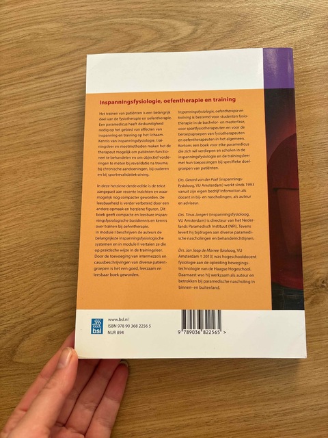 9789036822565-Inspanningsfysiologie-oefentherapie-en-training