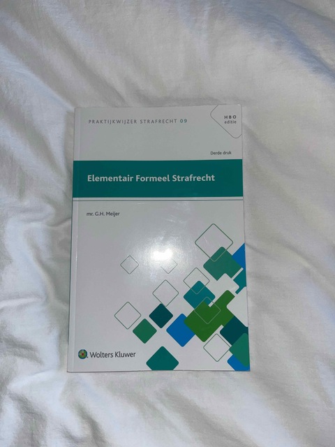 9789013167689-Elementair-formeel-strafrecht