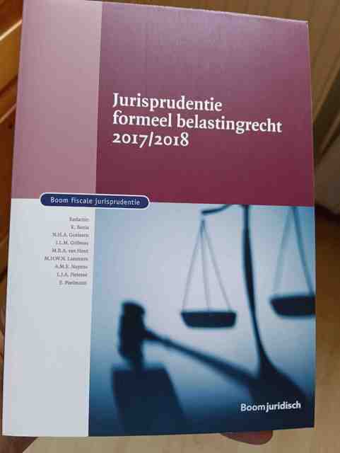9789462903432-Jurisprudentie-formeel-belastingrecht-20172018