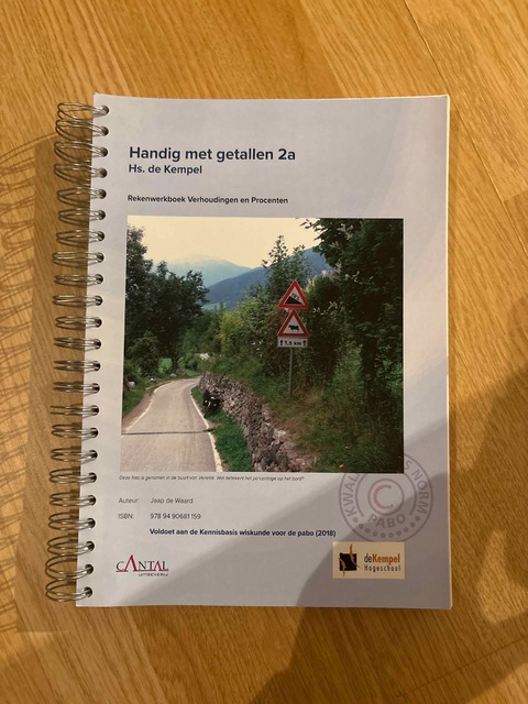 9789490681159-Handig-met-getallen-2a-Hs.-de-Kempel-Verhoudingen-en-Procenten-Rekenwerkboek