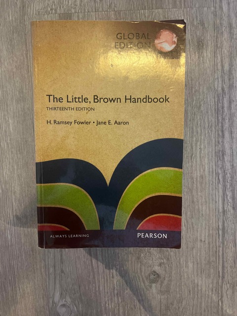 9781292099477-Little-Brown-Handbook-The-Global-Edition
