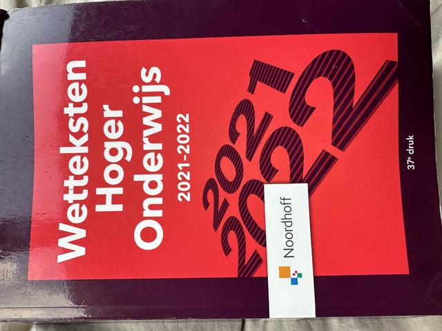 9789001747671-Wetteksten-hoger-onderwijs-2021-2022