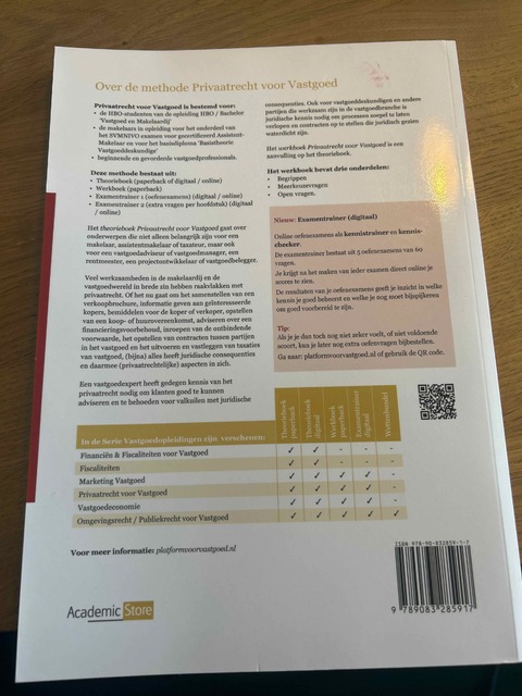 9789083285917-privaatrecht-voor-vastgoed-werkboek