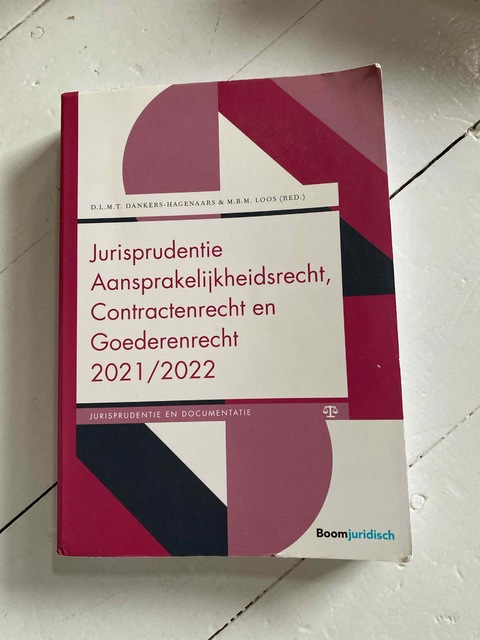 9789462908994-Jurisprudentie-Aansprakelijkheidsrecht-Contractenrecht-en-Goederenrecht-20212022