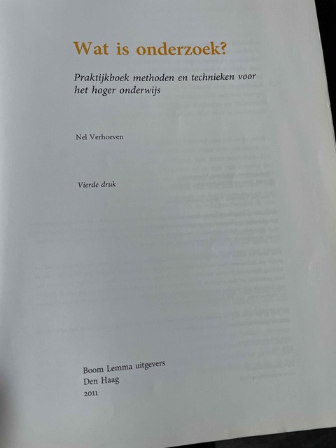 9789059316713-Wat-is-onderzoek-Methoden-en-technieken-voor-het-Hoger-Onderwijs-Praktijkboek