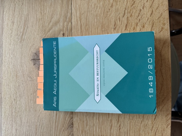 9789069166476-Jurisprudentie-Staats-en-bestuursrecht-1849-2015