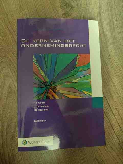 9789013164336-De-kern-van-het-ondernemingsrecht