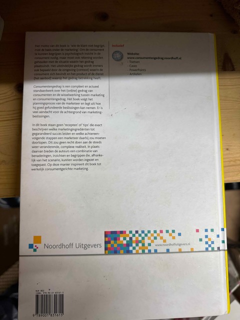9789001831615-Consumentengedrag