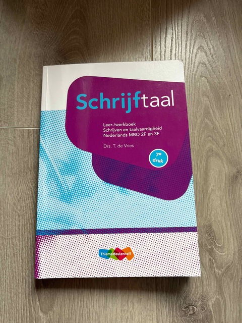 9789006487695-Schrijftaal-Nederlands-MBO-2F-en-3F-Leerwerkboek