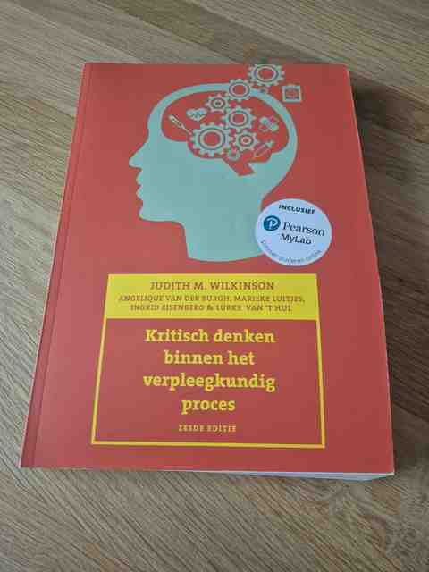 9789043037105-Kritisch-denken-binnen-het-verpleegkundig-proces-6e-editie-met-MyLab-NL-toegangscode