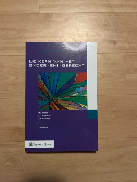 9789013164336-De-kern-van-het-ondernemingsrecht