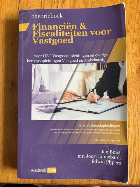 9789083285986-Theorieboek-Fanancien-ampampamp-Fiscaliteiten-voor-Vasgoed