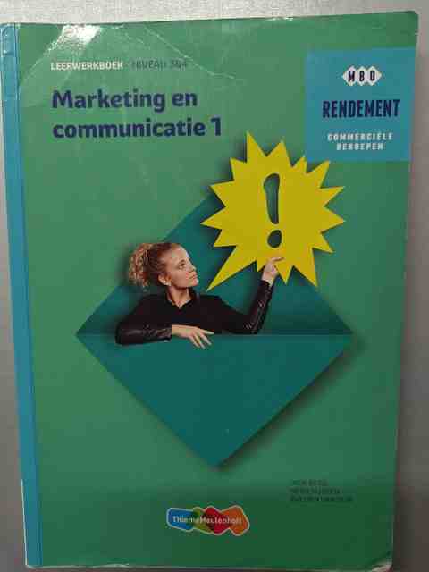 9789006372274-Marketing-communicatie-Niveau-34-Deel-1-Leerwerkboek