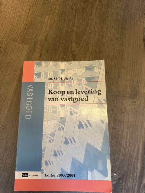 9789012097956-Koop-En-Levering-Van-Vastgoed-2004