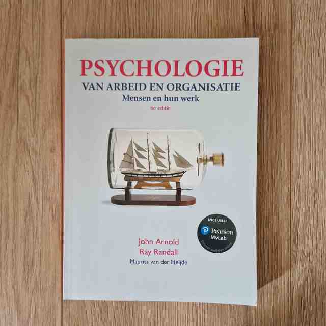 9789043036917-Psychologie-van-arbeid-en-organisatie-6e-editie-met-MyLab-NL-toegangscode