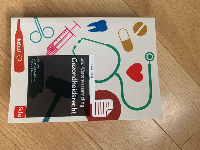 9789012407090-Sdu-Wettenverzameling-Gezondheidsrecht.-Editie-2021-2022