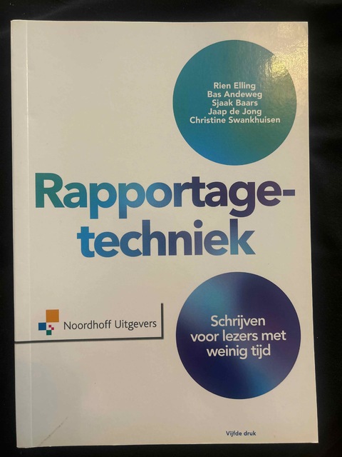 9789001841744-Rapportagetechniek
