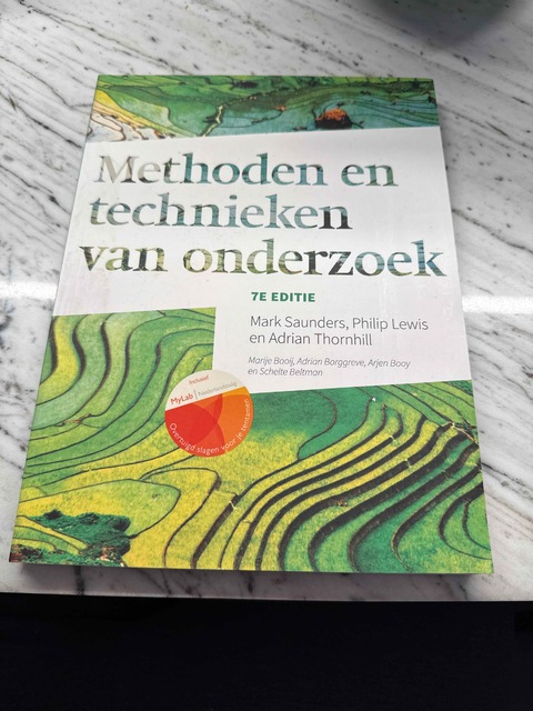 9789043032612-Methoden-en-technieken-van-onderzoek-7e-editie-met-MyLab-NL-toegangscode