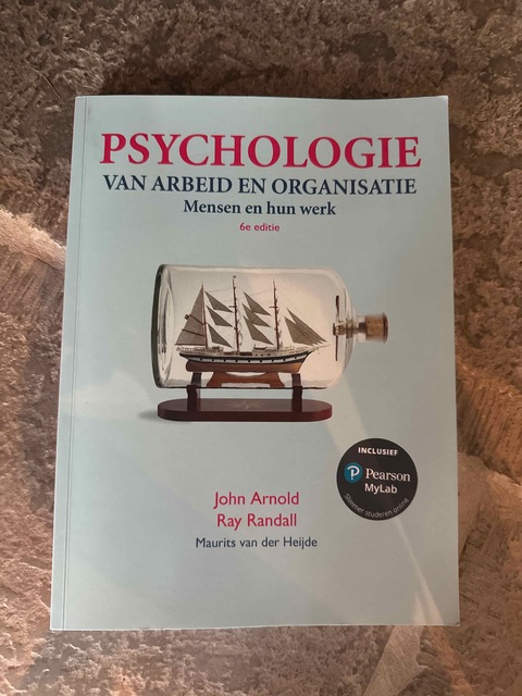 9789043036917-Psychologie-van-arbeid-en-organisatie-6e-editie-met-MyLab-NL-toegangscode
