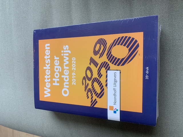 9789001899820-Wetteksten-hoger-onderwijs-2019-2020