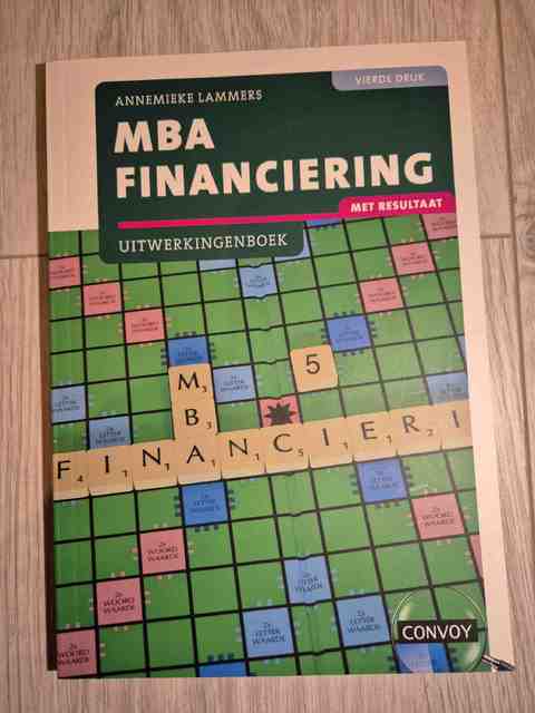 9789463172868-MBA-Financiering-met-resultaat-bij-4e-druk-Uitwerkingenboek