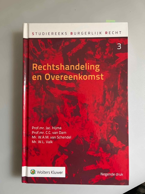 9789013151732-Rechtshandeling-en-Overeenkomst
