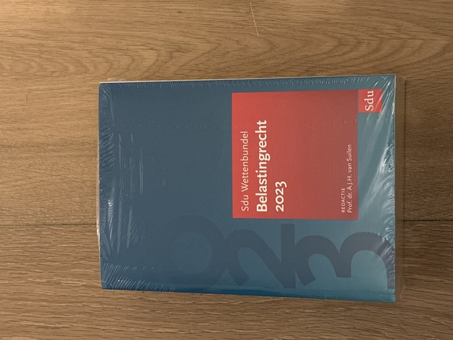 9789012408585-Sdu-Wettenbundel-Belastingrecht-2023