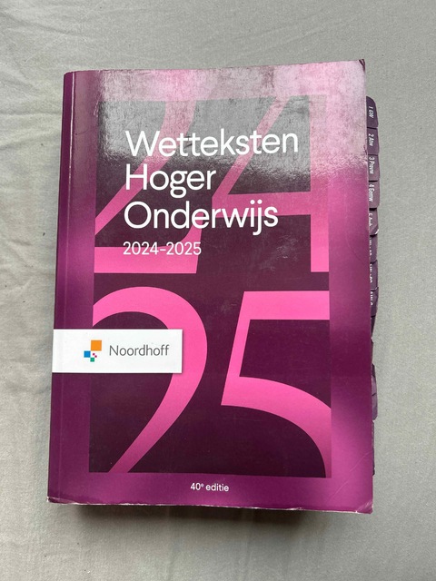 9789001045579-Wetteksten-Hoger-Onderwijs-2024-2025