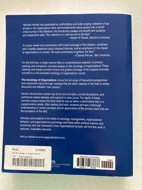9780761987666-The-Sociology-of-Organizations