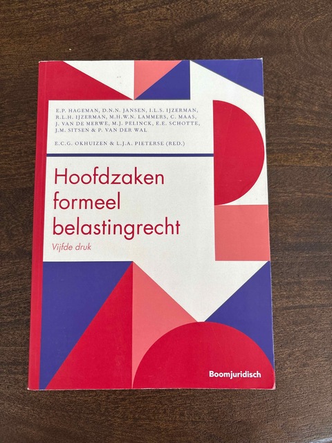 9789462907454-Hoofdzaken-formeel-belastingrecht