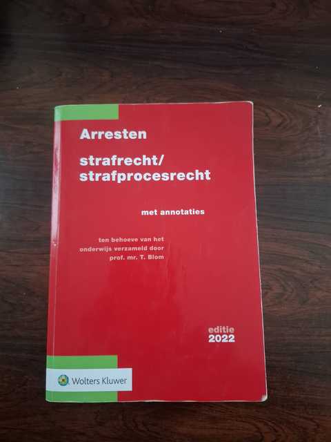 9789013167337-Arresten-strafrechtstrafprocesrecht-2022