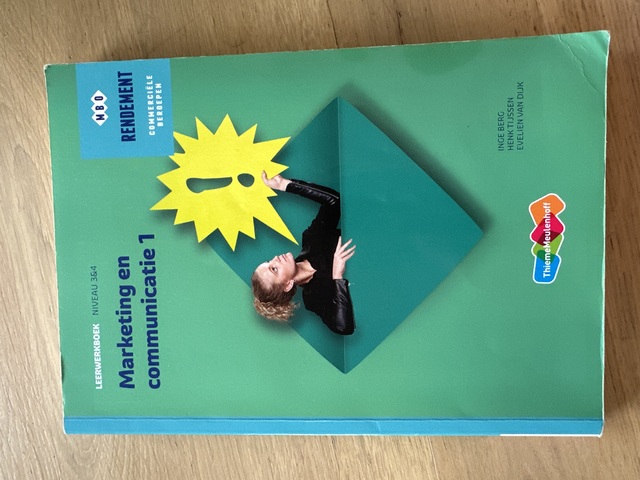 9789006372274-Marketing-communicatie-Niveau-34-Deel-1-Leerwerkboek