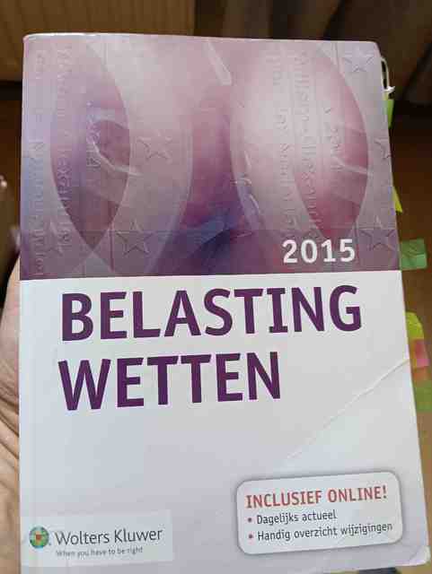 9789013124842-Belastingwetten-2015