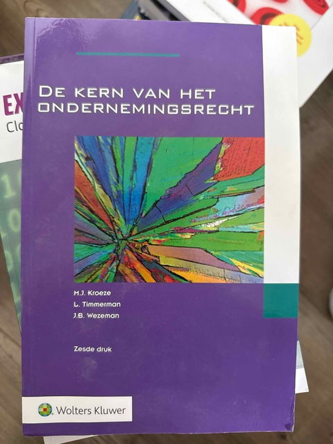 9789013164336-De-kern-van-het-ondernemingsrecht