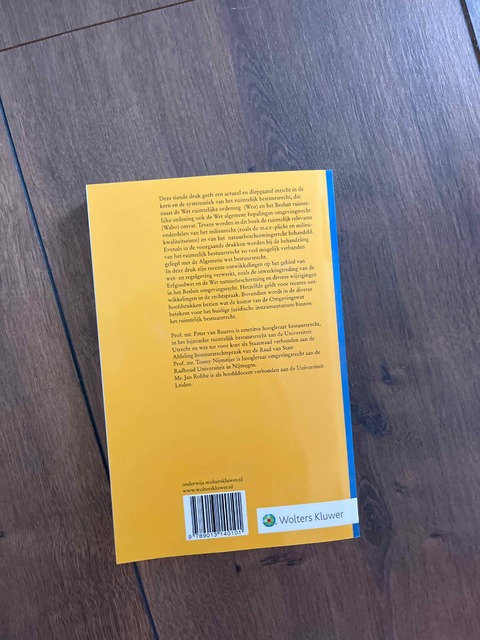 9789013140101-Hoofdlijnen-ruimtelijk-bestuursrecht