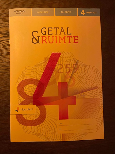 9789001893293-Getal-Ruimte-12e-ed-vmbo-kgt-4-werkboek-deel-1