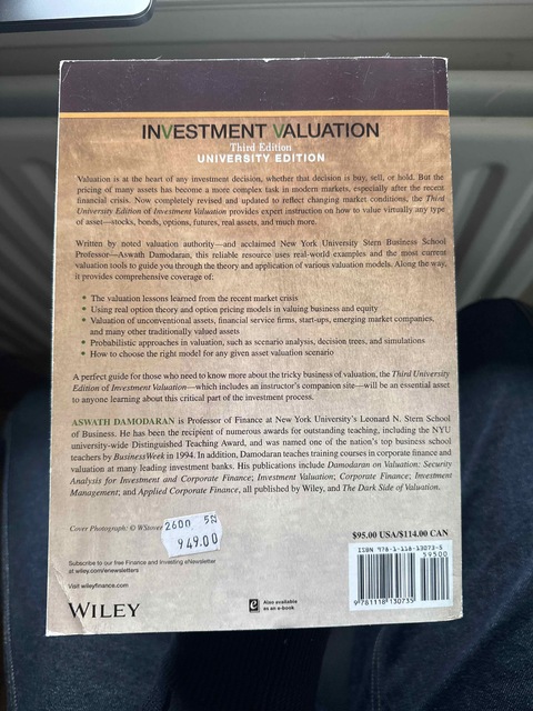 9781118130735-Investment-Valuation