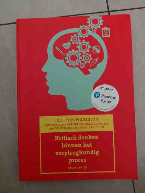 9789043037105-Kritisch-denken-binnen-het-verpleegkundig-proces-6e-editie-met-MyLab-NL-toegangscode