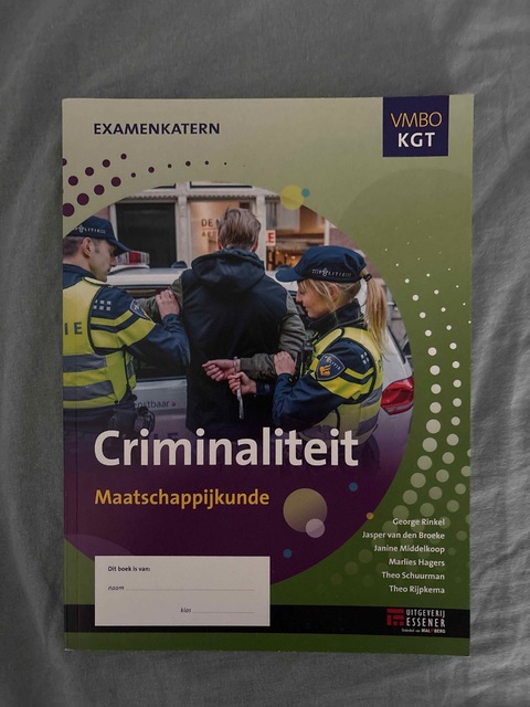 9789086742837-Criminaliteit-Maatschappijkunde-VMBO-kgt-examenkatern